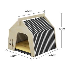 Pure Solid Wood Multi-layer Winter Warm All-weather Cat Climbing Frame Christmas Cat Nest