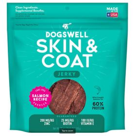 Dogswell Dog Skin and Coat Jerkey Grain Free Salmon 18Oz