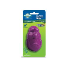 Busy Buddy Dog Toy Squirrel Dude Purple Small