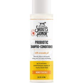 Skouts Honor Dog Shampoo Conditioner Honeysuckle 16Oz