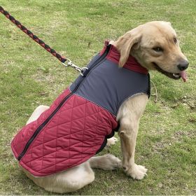 Winter Dog Coats For Small Medium Large Dogs; Waterproof Dog Jacket For Outdoor; Winter Dog Vest (Color: Red)